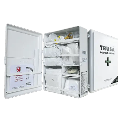 Trusa sanitara de prim ajutor cu prindere pe perete - Vesta