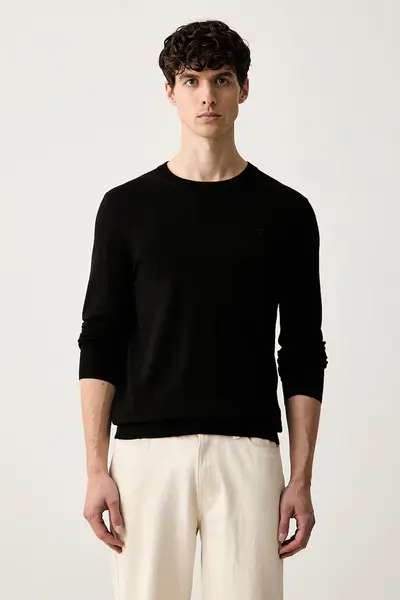 Trussardi pulover pentru bărbați cu vâscoză