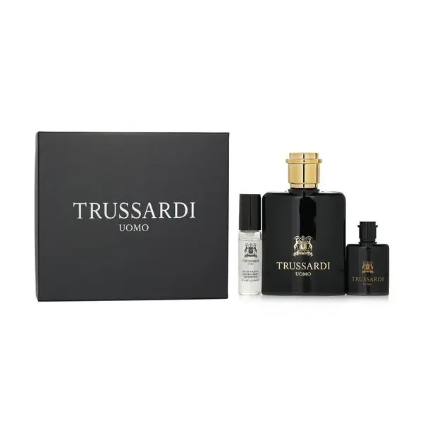 Trussardi Uomo Set cadou pentru bărbați Volum EDT 100 ml + 200 ml gel de duș + 200 ml balsam după ras