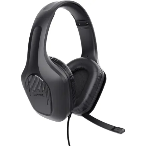 Trust Casti cu fir Trust GXT 417 Zirox, microfon, Jack 3.5 mm, Negru