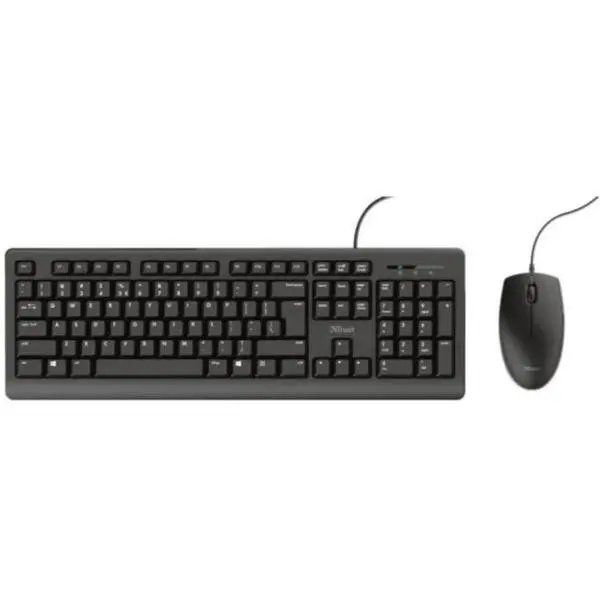 Trust Kit Tastatura si Mouse Trust Primo, USB, Negru