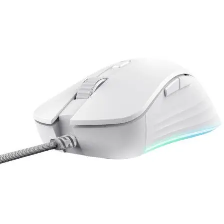 Trust MOUSE, TRUST GXT924W, cu fir, YBAR+, 25600 dpi, GAMING, Alb 24891