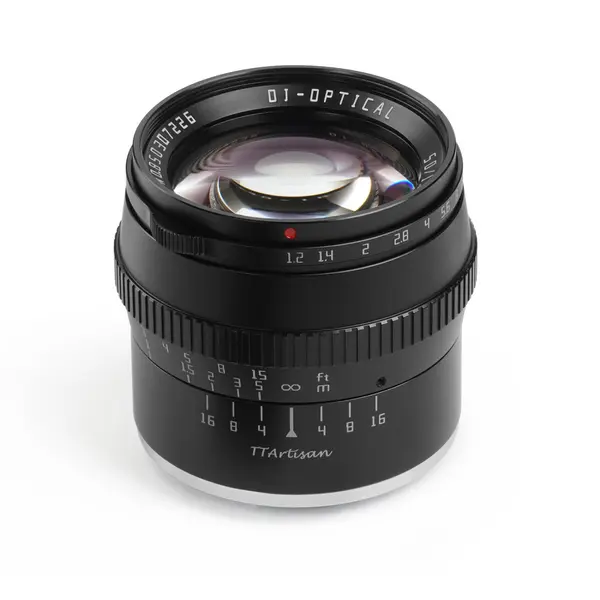 TTArtisan APS-C 50mm F1.2 Obiectiv Montura Nikon Z, Focalizare Manuala, Diafragma F1.2-F16, Filtru 52mm, Negru
