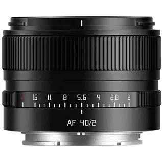 TTArtisan Obiectiv Autofocus TTArtisan, Full Frame, 40mm, F2, Panasonic L, Negru