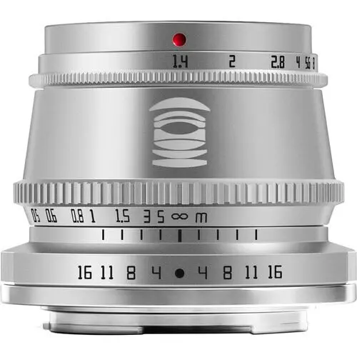 TTArtisan Obiectiv Manual TTArtisan 35mm F1.4 APS-C, L-mount, Silver