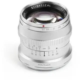 TTArtisan Obiectiv Manual TTArtisan 50mm F1.2 APS-C, Canon EF-M, Silver