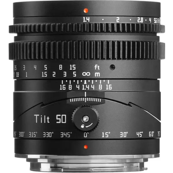 TTArtisan Obiectiv TTArtisan Tilt 50mm f/1.4 Negru pentru Fuji FX Mount