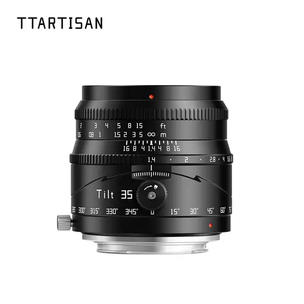 TTArtisan Tilt 35mm F1.4 Obiectiv Manual Sony E, APS-C, Tilt 8 Grade, Rotatie 360 Grade, Diafragma F1.4-F16, Filtru 52mm