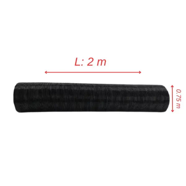 Tub evacuare aer cald sirocou Smartheater diametru 75 mm , lungime 2 metri