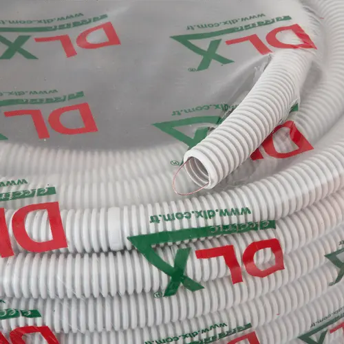 Tub flexibil (copex) D16, Halogen free, ignifug, cu fir tragere - DLX