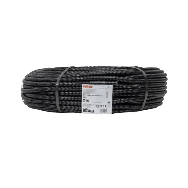 Tub Flexibil, Copex, Lungime 100 m, Diametru 16 mm, cu Fir de Tragere