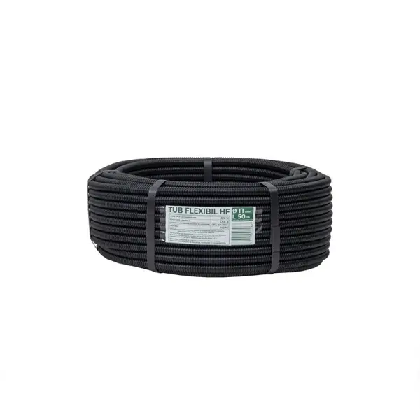Tub Flexibil, Copex, Lungime 50 m, Diametru 11 mm, fara Fir de Tragere, PVC
