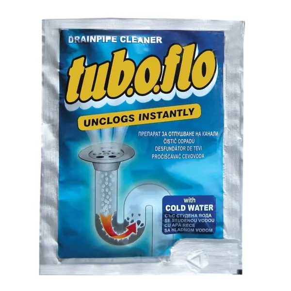 Tub.O.Flo Granule desfundat tevi, apa rece, 55 g