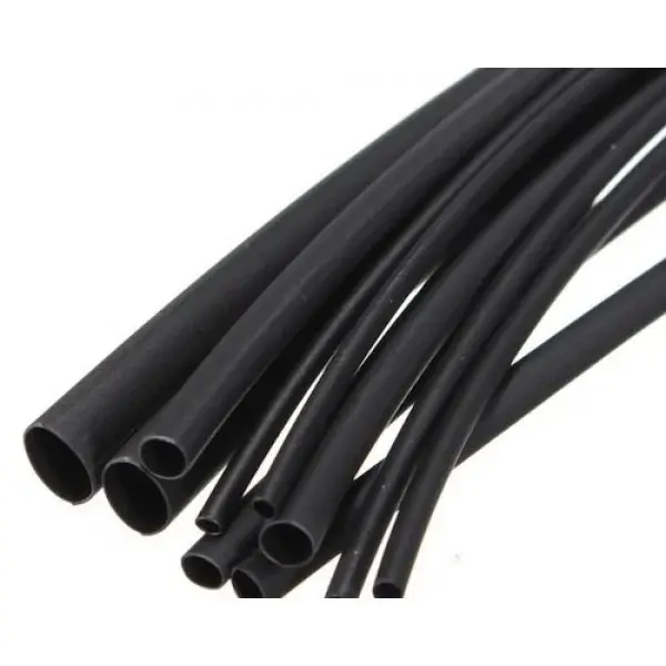 Tub termocontractabil negru ACV 34125-127, 12,7-6,4mm, Metru Liniar