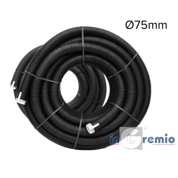 - Tubulatură flexibilă InGremio BlackFlex Spectra-200, HDPE, Ø75mm (1 colac = 50 ml)