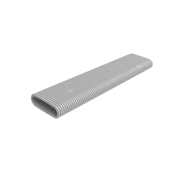 - Tubulatură plată antibacteriană și antistatică Heatpex Aria Flat 500, Lungime 50 m, Aditiv Ultrafresh, Material PE-HD, ATC1, Gri