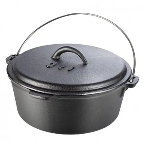 Tuci din Fonta Pura, 25 cm, 3.5 l, Gri