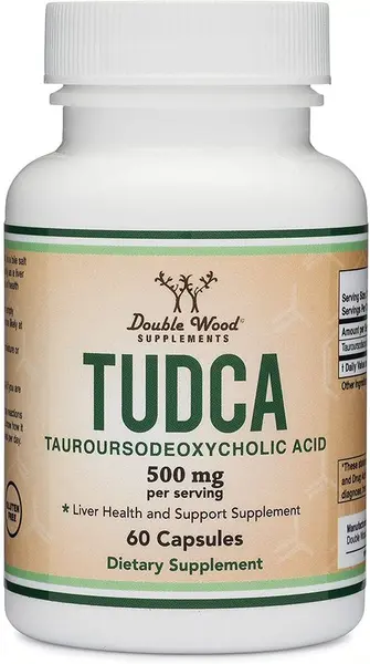 Tudca Tauroursodeoxycholic acid, 60 capsule, Double Wood