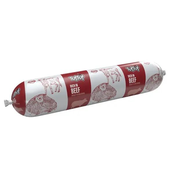 TUF TUF Câine - Salam Hrană Umedă cu Vită 900g