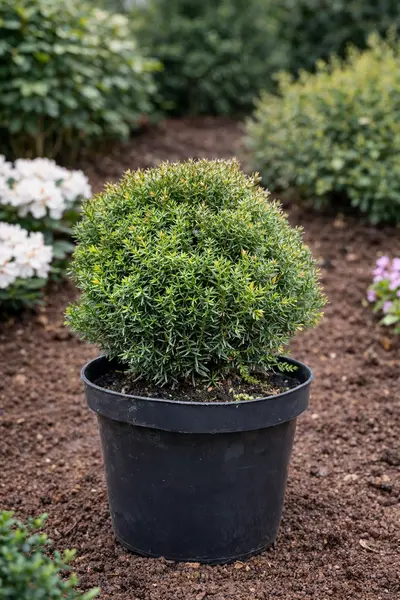Tuia Teddy (Thuja Occidentalis) - Conifer Pitic Globular, Ghiveci C2, 20-25 cm
