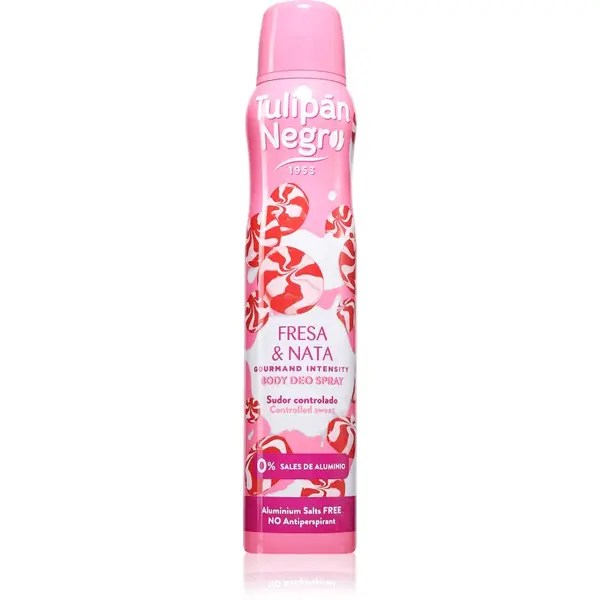 Tulipán Negro Fresa Y Nata deodorant pentru femei 200 ml