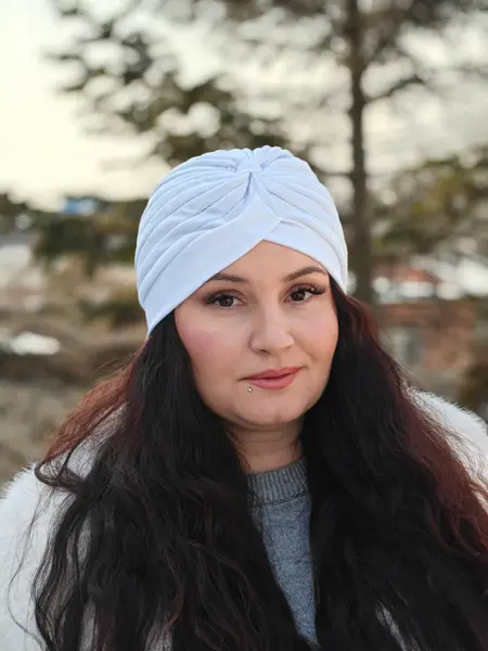 Turban Leyla - Alb