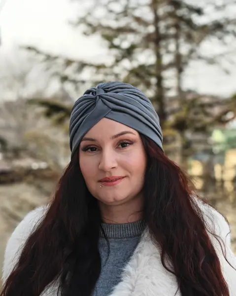 Turban Leyla - Gri Inchis