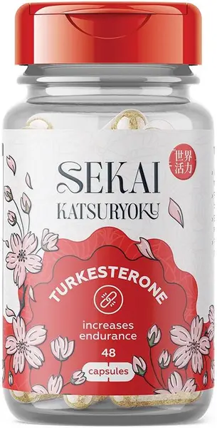 Turkesteron, 48 capsule, Sekai Katsuryoku
