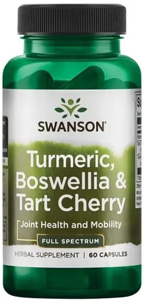 Turmeric, Boswellia & Tart Cherry, 60 capsule, Swanson