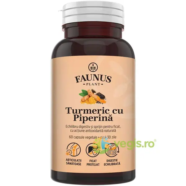 Turmeric cu Piperina 60cps