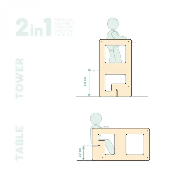 Turn de invatare multifunctional Kule Flip, Roz, MamaToyz, utilizabila ca masa sau platforma de joaca