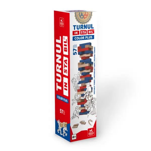 Turnul Instabil Color Plus , Joc de indemanare colorat