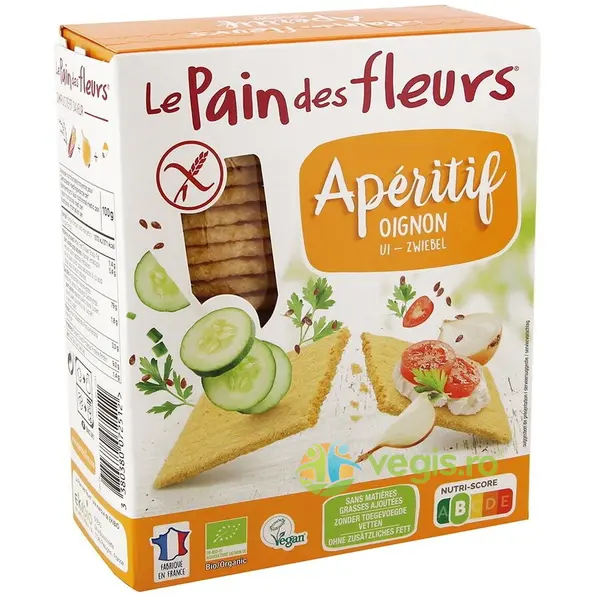 Turte Crocante Aperitiv cu Ceapa fara Gluten Ecologice/Bio 150g