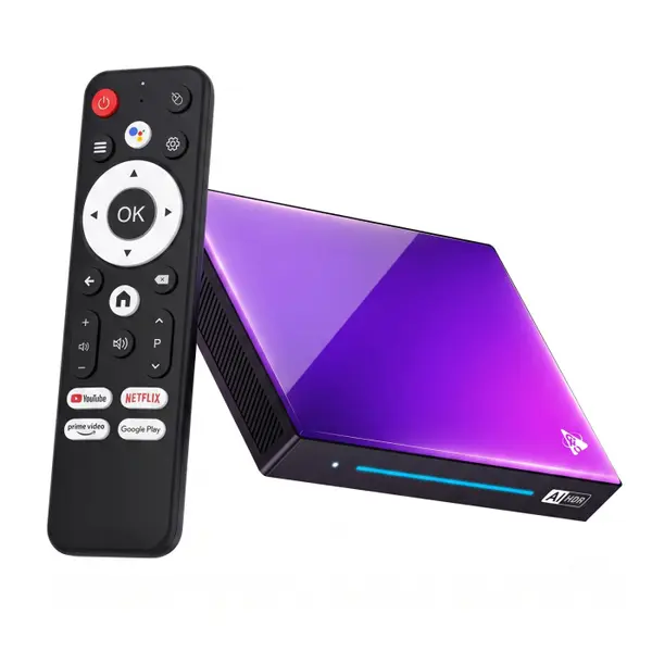 TV Box iSEN H96 MAX M9 RK3576 AI Smart, 8K Ultra HD, 4GB RAM, 32GB ROM, Android 14, Quad Core, WiFi6, BT5.4, AV1