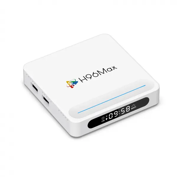 TV Box iSEN H96MAX H618 Plus, 4K, Android 14, HDR10, 4GB RAM, 128GB ROM, Allwinner H618, WiFi6, BT 5.4, Ok Google, HDMI 2.0a, AUDIO OUT, Ethernet, Micro SD, USB 2.0