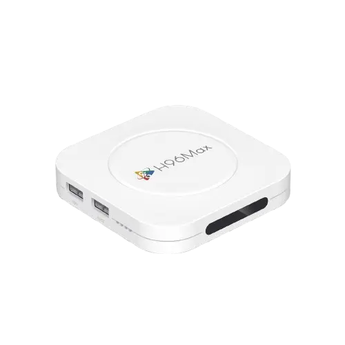 TV Box iSEN H96Max M1 Plus, 8K, Ultra HD, 3D, Android 14, HDR10, 2GB RAM +16GB ROM, RK3528, WiFi 6, BT 5.4, Ok Google, AirPlay, DLNA, Ethernet