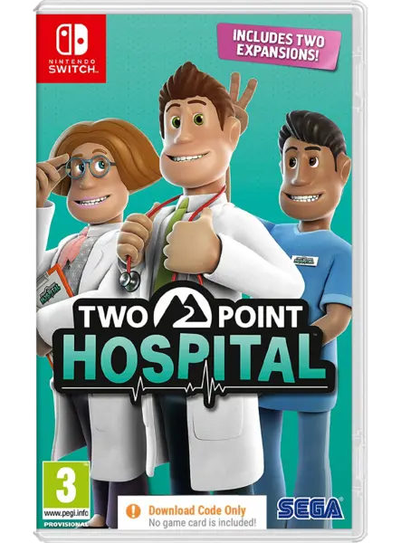 Two Point Hospital Code in a box Нинтендо Суич
