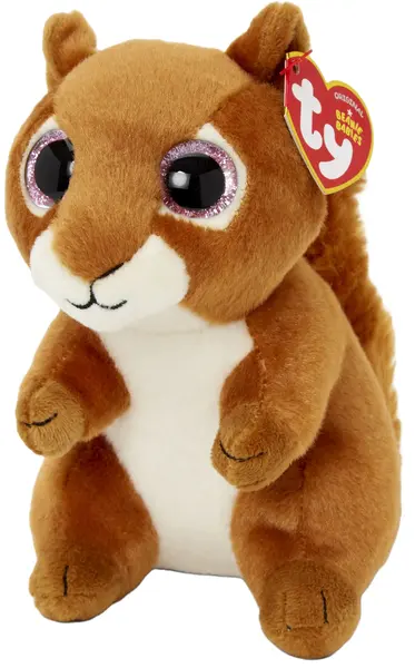 TY Toys - Veverița Squirrel Squire, 15 cm