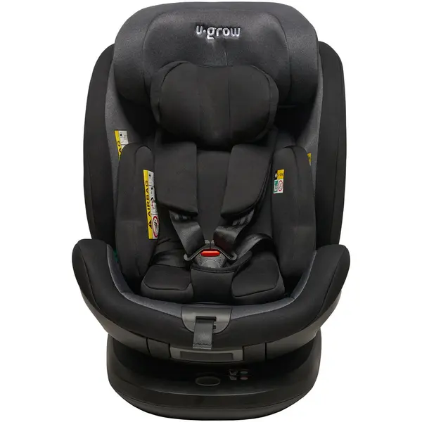 U-GROW Scaun auto pentru copii U-grow Black, I-Size, rotativ 360 , Isofix, 40-150 cm