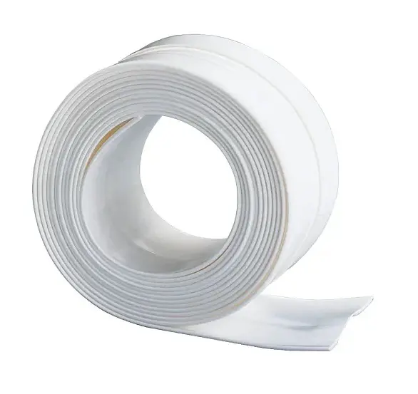 UB 2 x Banda lata 22 mm adeziva etansare pentru baie din plastic Alb 3 M
