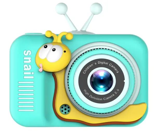 UB Camera pentru copii HD 1080P Melc Turcoaz BS