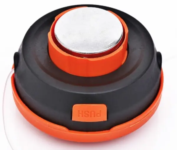 UB Cap motocoasa buton metal gri+portocaliu MX144