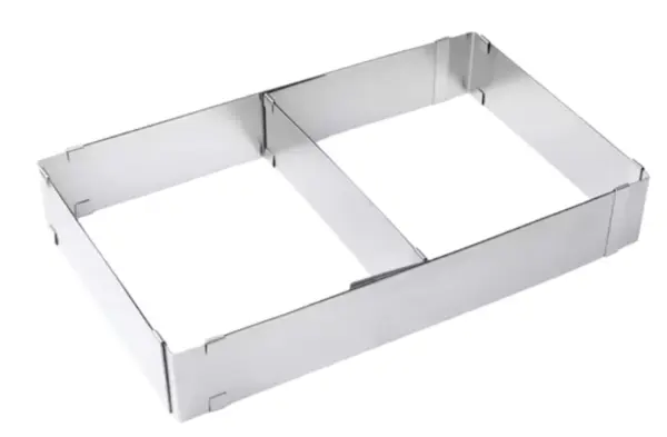 UB Forma dreptunghiulara pentru tort reglabila de 28 - 53 cm H-8CM