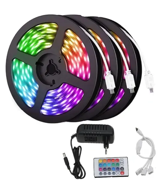 UB Kit Banda Led Rgb 15 Metri 3x5 Metri cu Telecomanda