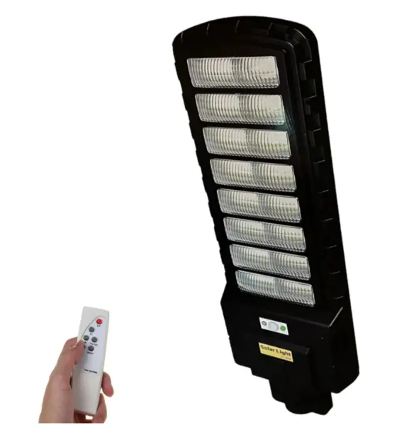 UB Lampa Solara Stradala JORTAN LED 800W Senzor de lumina si miscare telecomanda baterie 12000MA