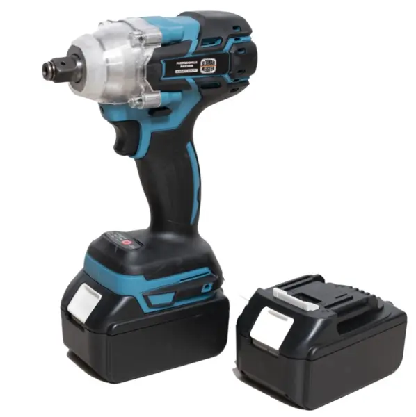 UB Masina de Insurubat cu Impact cu 2 Acumulatori, 350Nm, 24V, 5Ah, Albastru