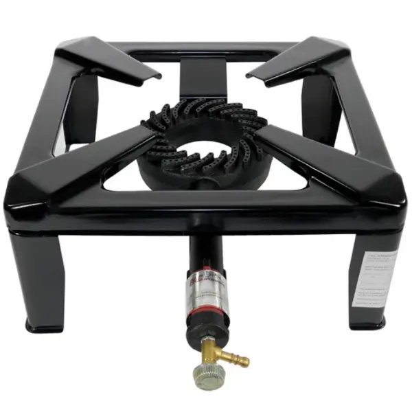 UB Pirostrie 41 x 41 cm Arzator Fonta cu 4 picioare patrat