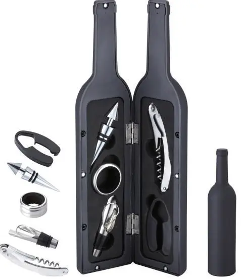 UB Set cadou in forma de STICLA cu 5 accesorii pentru vin cu 6 piese 32 cm LY