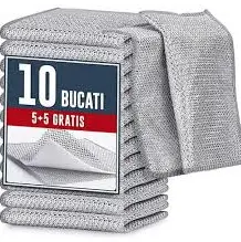 UB Set Lavete din microfibra cu doua straturi anti zgarieturi 5+5 Gratis