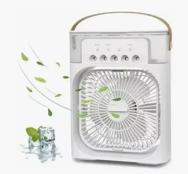 UB Ventilator portabil cu umidificator incorporat conectare USB cu lumina de noapte